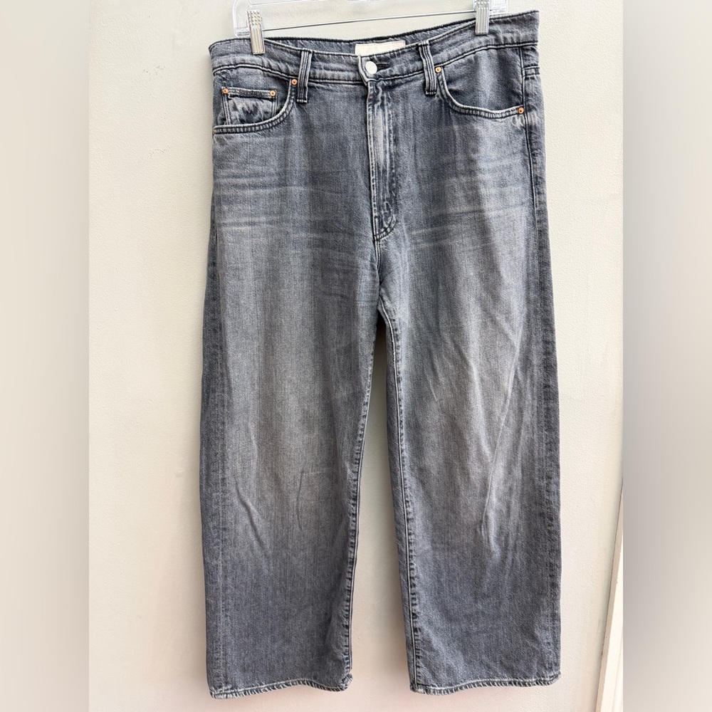 Mother Superior The Dodger Ankle Jean Off the Beaten Patch Relaxed Sz 30 - Picture 3 of 8